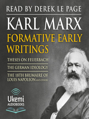 cover image of Formative Early Writings by Karl Marx